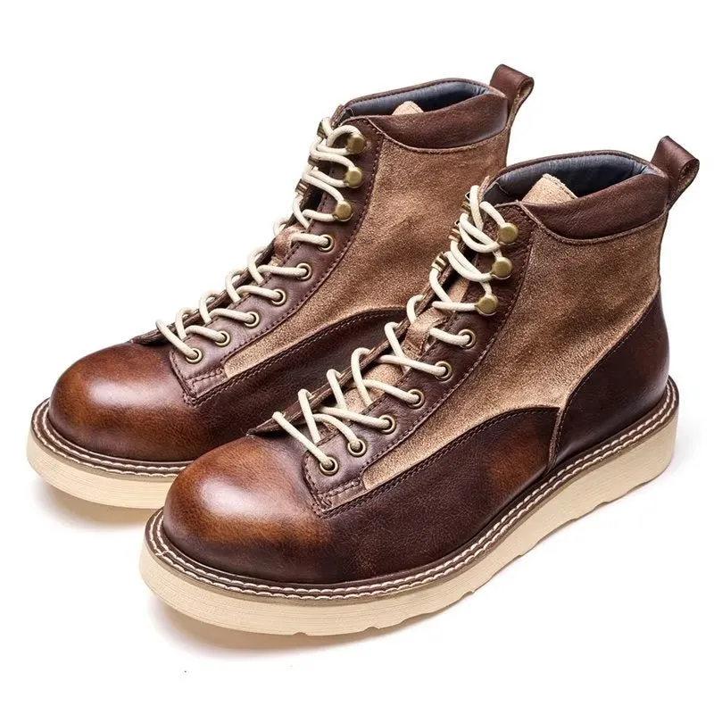 Veltique Croc Lace Boots
